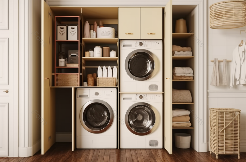 现代洗衣房的内部,高清,摄影图,摄影图片,图片大全,摄影图免费下载